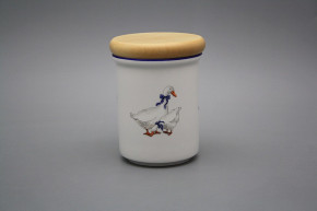 Box with wooden cover B - medium Geese ML