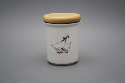 Box with wooden cover B - medium Geese ML č.1
