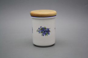 Box with wooden cover B - medium Forget-me-not AL