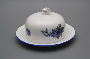 Cheese dish round Rokoko Forget-me-not AL