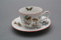 Tea cup 0,18l with saucer Ofelia Birds CL č.3