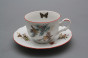 Tea cup 0,18l with saucer Ofelia Birds CL č.7