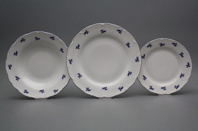 Plate set Ofelia Blue roses 12-piece AML