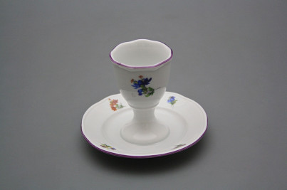 Egg cup with stand Rokoko Bouquet FL č.1