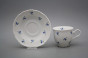 Coffee cup 0,18l and saucer Ofelia Forget-me-not Sprays BB č.2