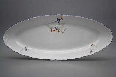Oval dish on fish 61cm Ofelia Geese CML č.1
