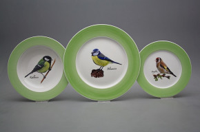 Plate set Nina Bird world 12-piece IZP