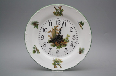 Plate clock 25cm Ofelia Wild boar FZL č.1