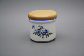 Box with wooden cover A - small Cornflowers AL