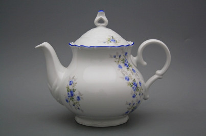 Teapot 1,2l Ofelia Light blue roses AL č.1