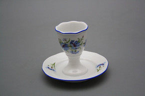 Egg cup with stand Rokoko Cornflowers AL