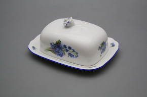 Butter dish small Rokoko Forget-me-not AL