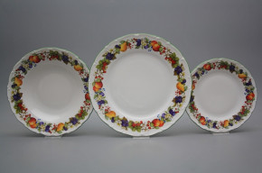 Plate set Ofelia Orchard 18-piece KZL