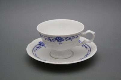 Tea cup 0,16l and saucer Maria Louise Royal Blue BB č.1