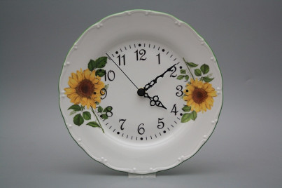 Plate clock Ofelia Sunflowers DZL č.1