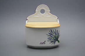 Wall box for foodstuffs with wooden cover Lavender FL