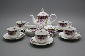 Tea set Ofelia Pansy 15-piece ZL