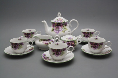 Tea set Ofelia Pansy 15-piece ZL č.1