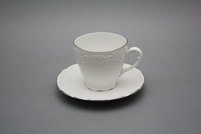 Coffee cup 0,15l and saucer Opera Platinum č.1