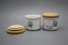 Box with wooden cover A - small Lavender FL