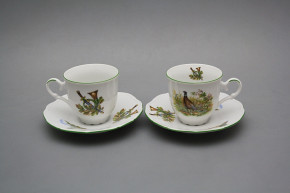 Cup high 0,135l with saucer Ofelia Pheasant ZL