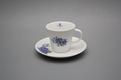 Cup high 0,18l with saucer Tom Forget-me-not BB č.1